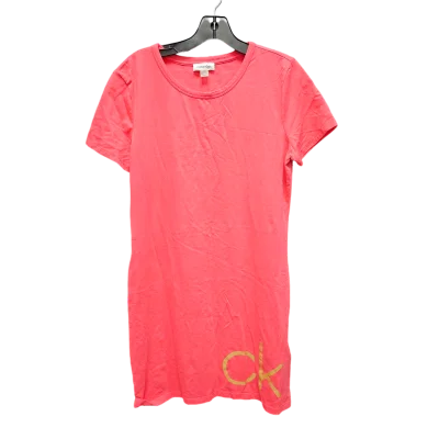 Pink Dress Casual Short Calvin Klein, Size M